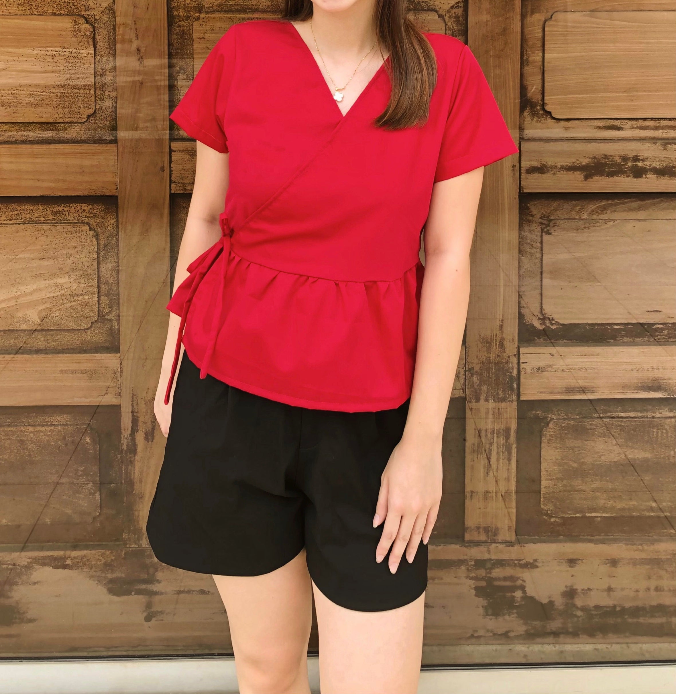 Georgia Wrap Top
